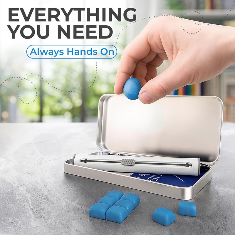 tagplus Earbud Cleaner Kit with Pro Cleaning Tool - Earbud Cleaning kit, Phone Cleaning Kit,Cleaning Kit,Cleaner Kit, Charging Port Earbud Cleaning kit for Earbuds (Light Blue) - Image 5